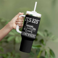 It Is 225 Somewhere Funny BBQ Smoker Grill Tumbler With Handle