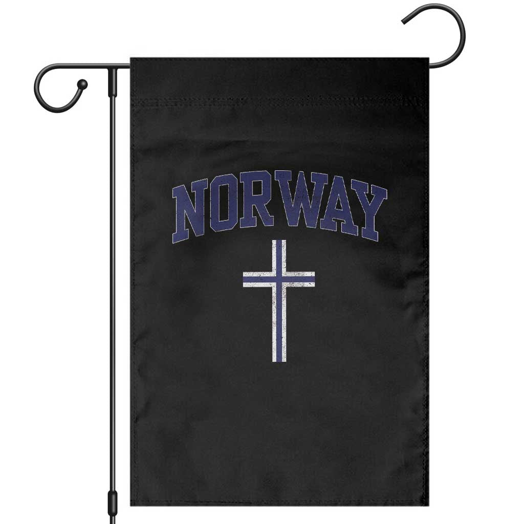 Norway Vintage Soccer Design The Nordic Cross Flag Garden Flag