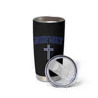 Norway Vintage Soccer Design The Nordic Cross Flag Tumbler Cup