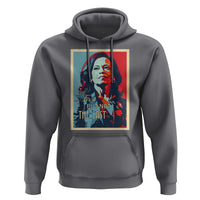 The First But Not The Last Hoodie Madam Harris 2024 USA Portrait Presidential Election - Wonder Print Shop