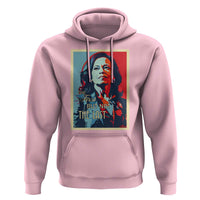 The First But Not The Last Hoodie Madam Harris 2024 USA Portrait Presidential Election - Wonder Print Shop