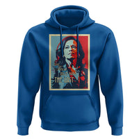 The First But Not The Last Hoodie Madam Harris 2024 USA Portrait Presidential Election - Wonder Print Shop