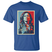 The First But Not The Last T Shirt Madam Harris 2024 USA Portrait Presidential Election - Wonder Print Shop