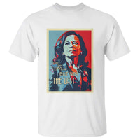 The First But Not The Last T Shirt Madam Harris 2024 USA Portrait Presidential Election - Wonder Print Shop