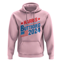 Harris Buttigieg 2024 Hoodie Presidential Election American Flag - Wonder Print Shop