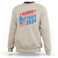 Harris Buttigieg 2024 Sweatshirt Presidential Election American Flag - Wonder Print Shop