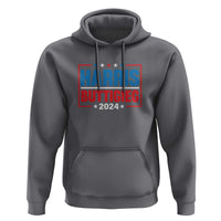 Harris Buttigieg 2024 Hoodie Presidential Election American Flag Star - Wonder Print Shop