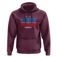Harris Buttigieg 2024 Hoodie Presidential Election American Flag Star - Wonder Print Shop