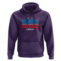 Harris Buttigieg 2024 Hoodie Presidential Election American Flag Star - Wonder Print Shop