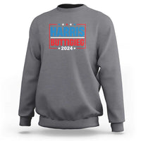 Harris Buttigieg 2024 Sweatshirt Presidential Election American Flag Star - Wonder Print Shop