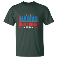 Harris Buttigieg 2024 T Shirt Presidential Election American Flag Star - Wonder Print Shop
