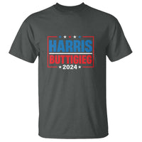 Harris Buttigieg 2024 T Shirt Presidential Election American Flag Star - Wonder Print Shop