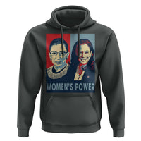 Women's Power Hoodie Ruth Harris Supporter Feminist Women's rights - Wonder Print Shop