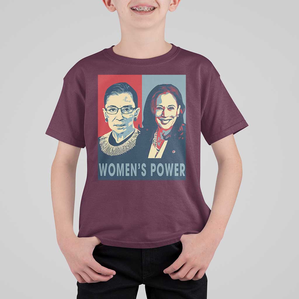 Women's Power T Shirt For Kid Ruth Harris Supporter Feminist Women's rights - Wonder Print Shop
