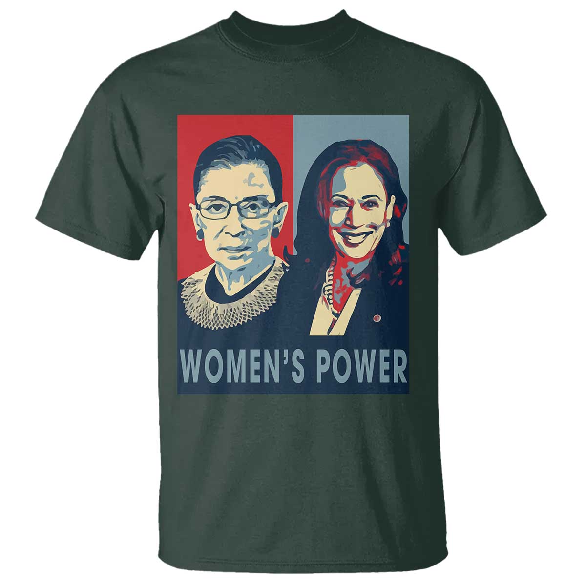 Women's Power T Shirt Ruth Harris Supporter Feminist Women's rights - Wonder Print Shop