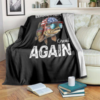 Funny Make Fishing Great Again Throw Blanket Bass Fishing - Wonder Print Shop