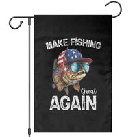 Funny Make Fishing Great Again Garden Flag Bass Fishing - Wonder Print Shop