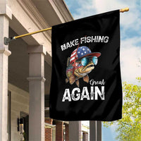 Funny Make Fishing Great Again Garden Flag Bass Fishing - Wonder Print Shop