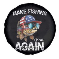 Funny Make Fishing Great Again Spare Tire Cover Bass Fishing - Wonder Print Shop