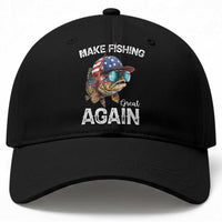 Funny Make Fishing Great Again Baseball Cap Bass Fishing