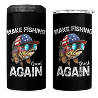 Funny Make Fishing Great Again 4 in 1 Can Cooler Tumbler Bass Fishing - Wonder Print Shop