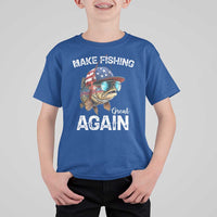 Funny Make Fishing Great Again T Shirt For Kid Bass Fishing - Wonder Print Shop