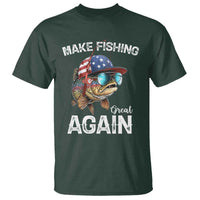 Funny Make Fishing Great Again T Shirt Bass Fishing - Wonder Print Shop