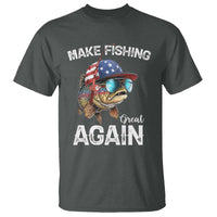Funny Make Fishing Great Again T Shirt Bass Fishing - Wonder Print Shop