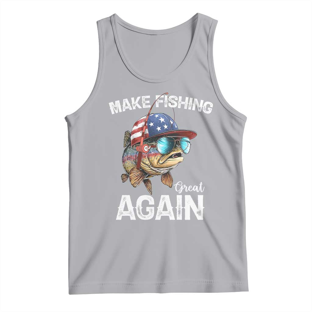 Funny Make Fishing Great Again Tank Top Bass Fishing - Wonder Print Shop