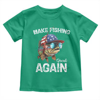 Funny Make Fishing Great Again Toddler T Shirt Bass Fishing - Wonder Print Shop