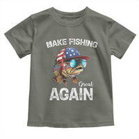 Funny Make Fishing Great Again Toddler T Shirt Bass Fishing - Wonder Print Shop