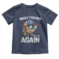 Funny Make Fishing Great Again Toddler T Shirt Bass Fishing - Wonder Print Shop