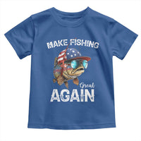 Funny Make Fishing Great Again Toddler T Shirt Bass Fishing - Wonder Print Shop
