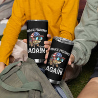 Funny Make Fishing Great Again Tumbler Cup Bass Fishing - Wonder Print Shop