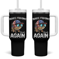 Funny Make Fishing Great Again Tumbler With Handle Bass Fishing - Wonder Print Shop