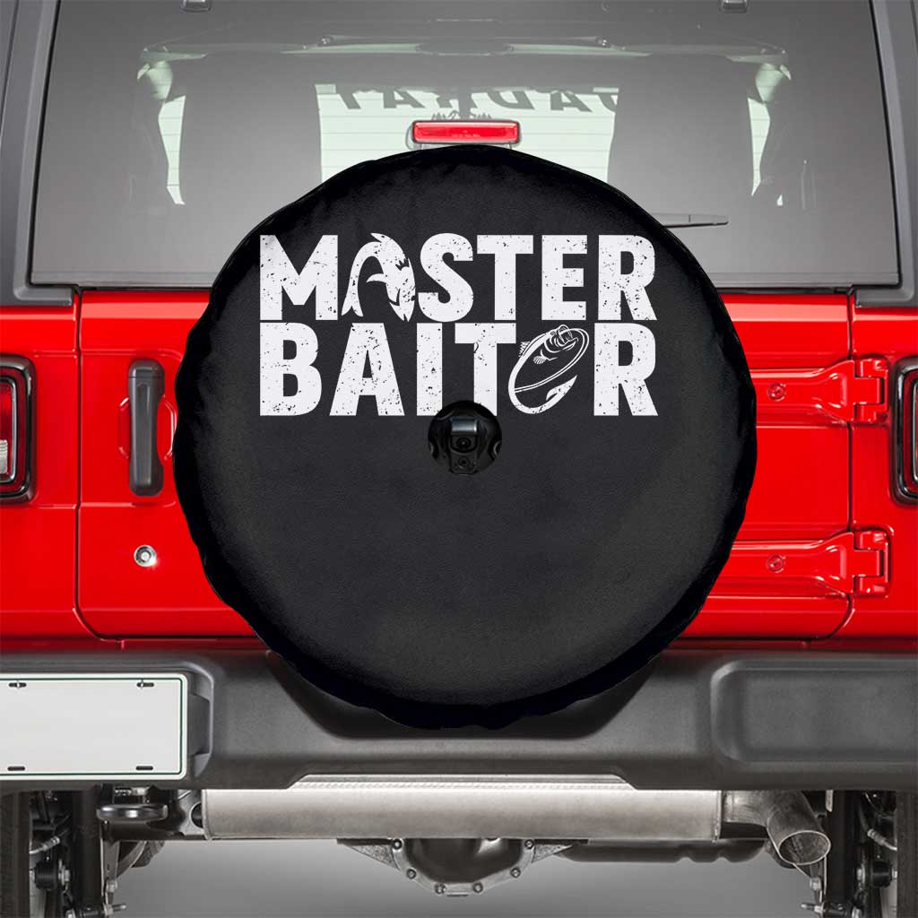 Funny Master Baiter Spare Tire Cover Fishing Fisherman Adult Jokes Father's Day - Wonder Print Shop