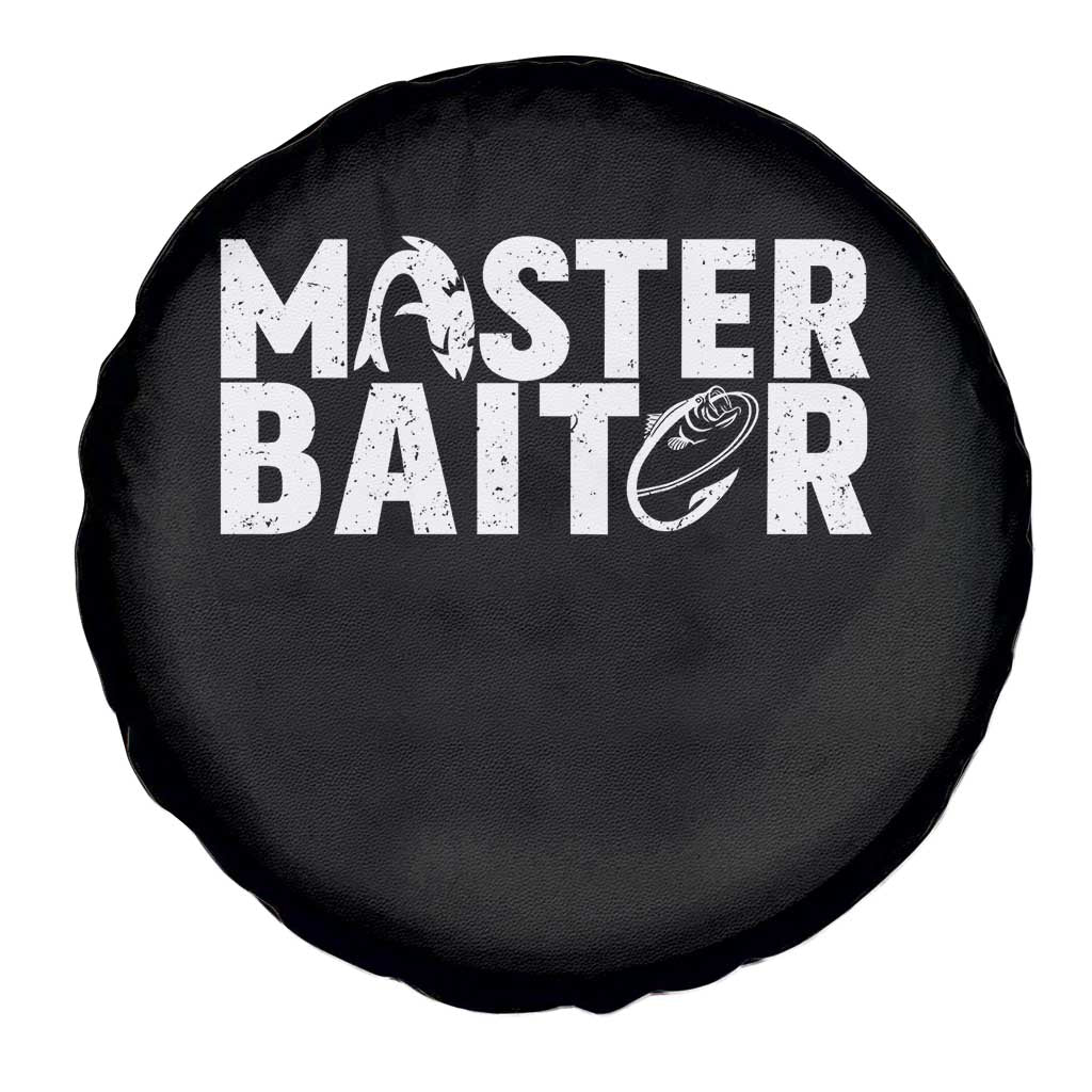 Funny Master Baiter Spare Tire Cover Fishing Fisherman Adult Jokes Father's Day - Wonder Print Shop