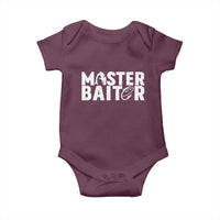 Funny Master Baiter Baby Onesie Fishing Fisherman Adult Jokes Father's Day - Wonder Print Shop