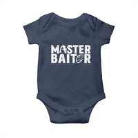 Funny Master Baiter Baby Onesie Fishing Fisherman Adult Jokes Father's Day - Wonder Print Shop