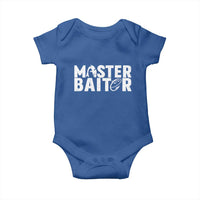 Funny Master Baiter Baby Onesie Fishing Fisherman Adult Jokes Father's Day - Wonder Print Shop