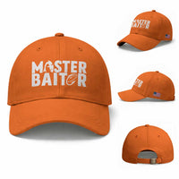 Funny Master Baiter Baseball Cap Fishing Fisherman Adult Jokes Father's Day