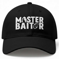 Funny Master Baiter Baseball Cap Fishing Fisherman Adult Jokes Father's Day
