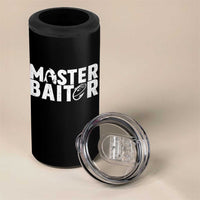 Funny Master Baiter 4 in 1 Can Cooler Tumbler Fishing Fisherman Adult Jokes Father's Day - Wonder Print Shop