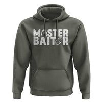 Funny Master Baiter Hoodie Fishing Fisherman Adult Jokes Father's Day - Wonder Print Shop