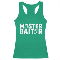 Funny Master Baiter Racerback Tank Top Fishing Fisherman Adult Jokes Father's Day - Wonder Print Shop