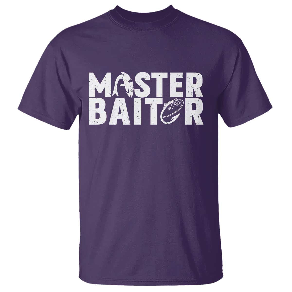 Funny Master Baiter T Shirt Fishing Fisherman Adult Jokes Father's Day - Wonder Print Shop