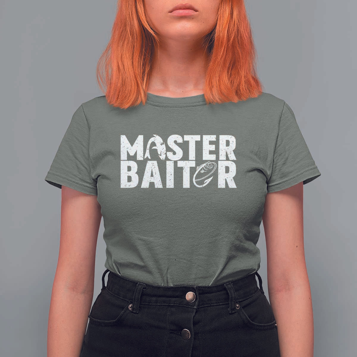 Funny Master Baiter T Shirt For Women Fishing Fisherman Adult Jokes Father's Day - Wonder Print Shop