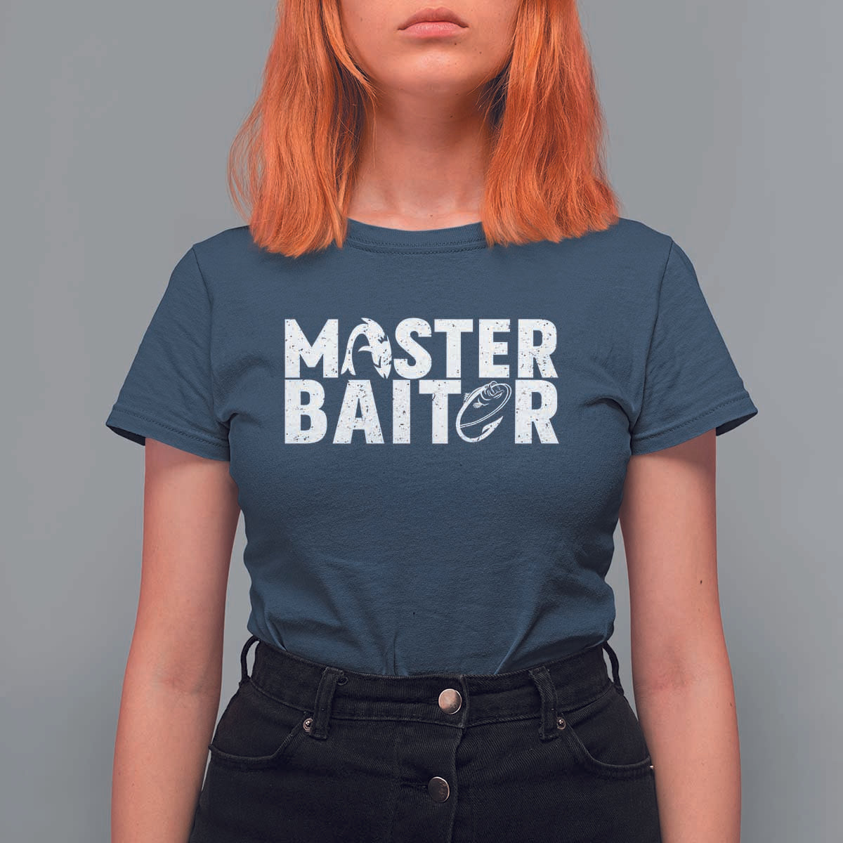 Funny Master Baiter T Shirt For Women Fishing Fisherman Adult Jokes Father's Day - Wonder Print Shop