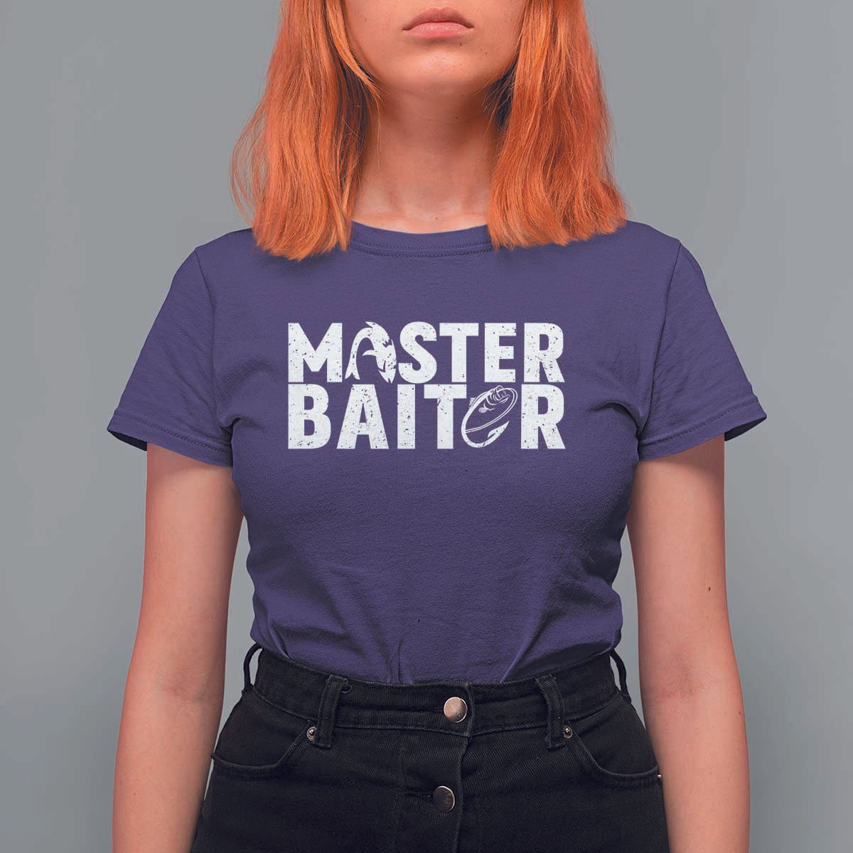 Funny Master Baiter T Shirt For Women Fishing Fisherman Adult Jokes Father's Day - Wonder Print Shop