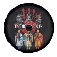 Native American Indigenous Women MMIW Red Hand Indian Spare Tire Cover - Wonder Print Shop